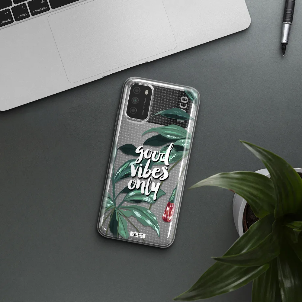 Tropical Vibes Green Xiaomi Poco M3 Clear TPU Case