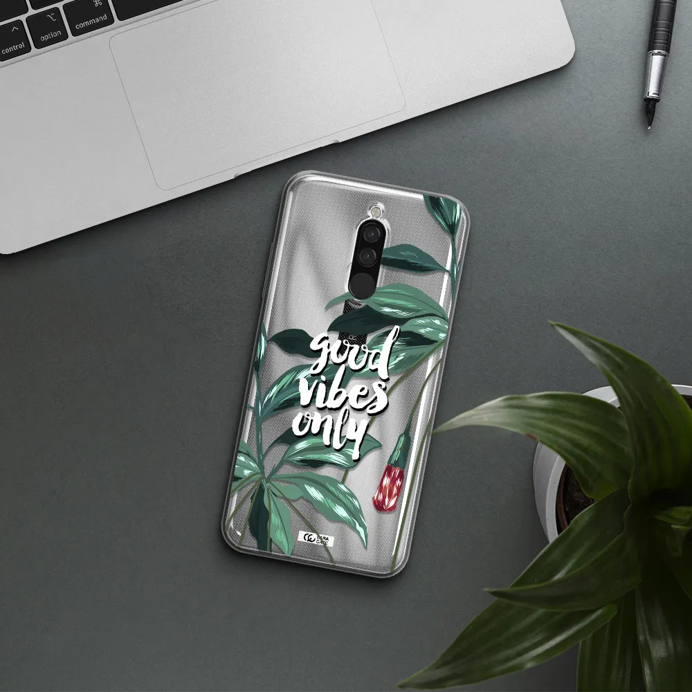 Tropical Vibes Green Xiaomi Redmi 8 Clear Tpu Case