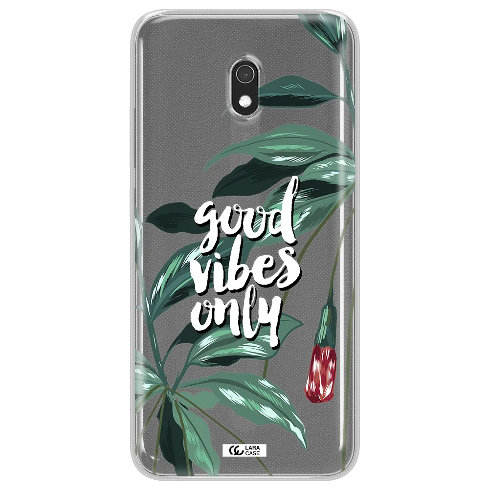 Tropical Vibes Green Xiaomi Redmi 8A Clear TPU Case