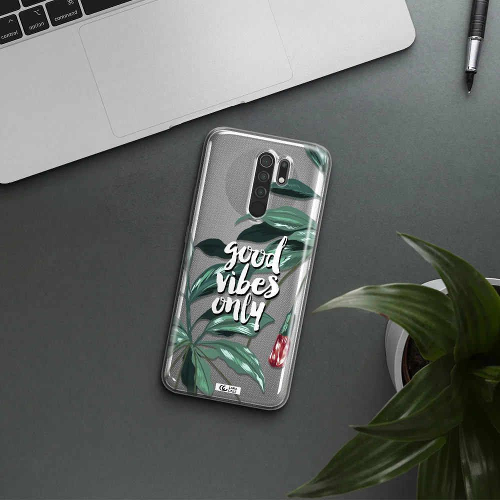 Tropical Vibes Green Xiaomi Redmi 9 Clear TPU Case