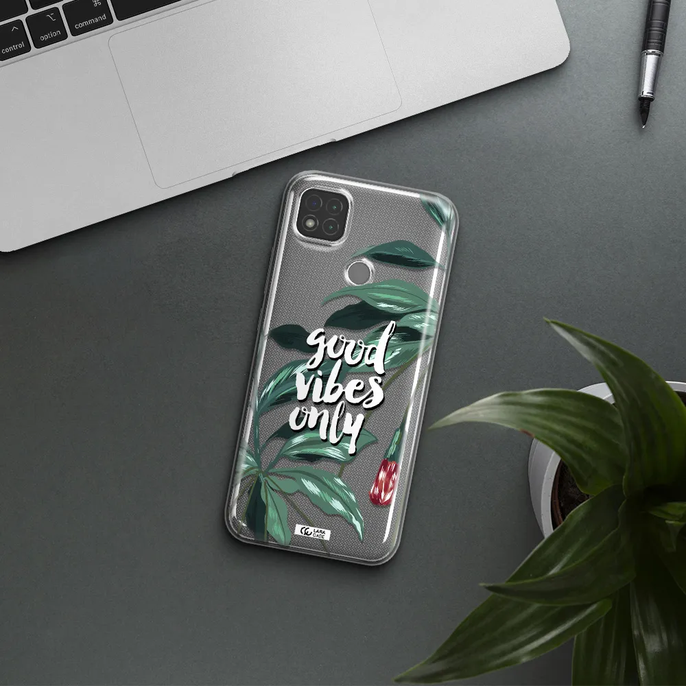 Tropical Vibes Green Xiaomi Redmi 9C Clear TPU Case