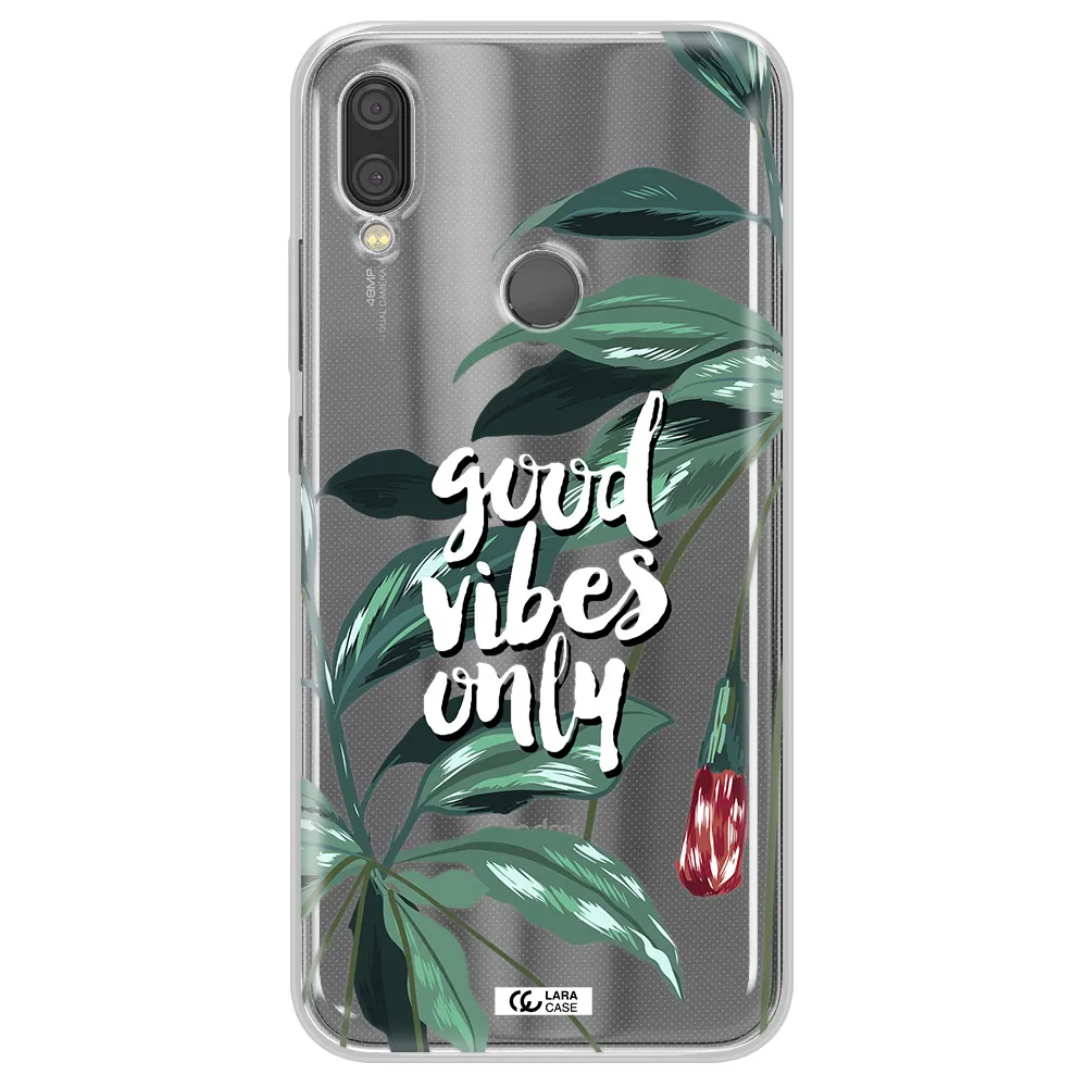 Tropical Vibes Green Xiaomi Redmi Note 7 Clear TPU Case