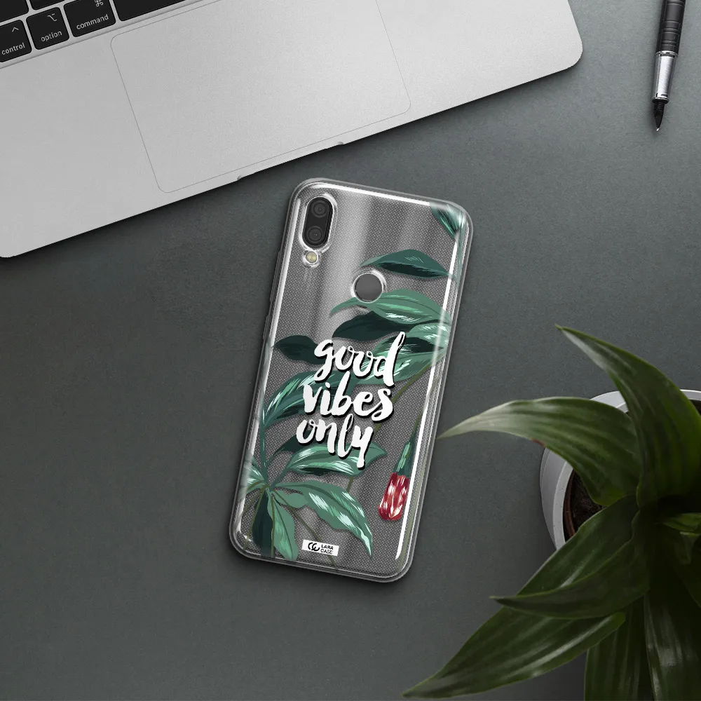 Tropical Vibes Green Xiaomi Redmi Note 7 Clear TPU Case