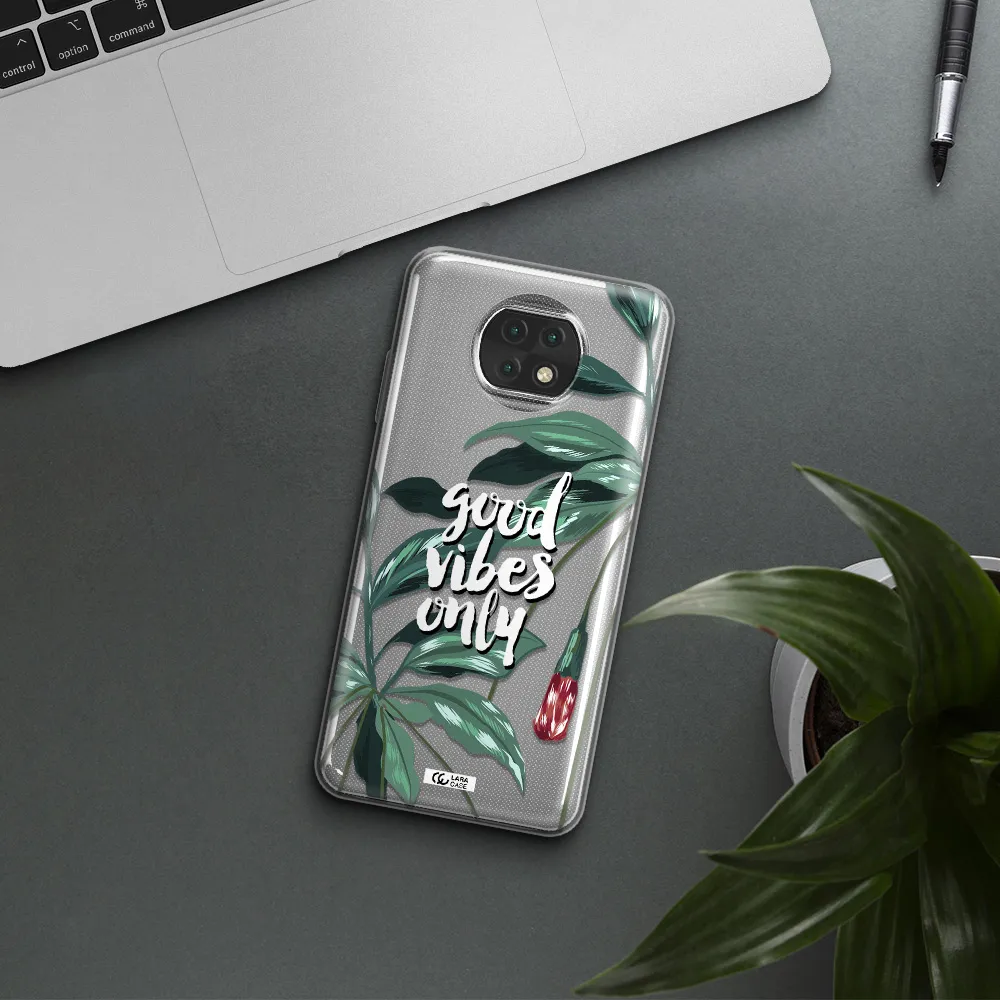 Tropical Vibes Green Xiaomi Redmi Note 9T Clear Tpu Case