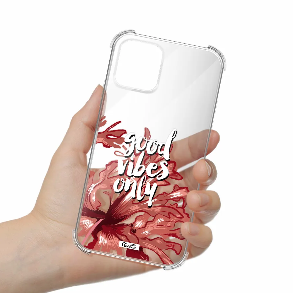 Tropical Vibes Red Apple iPhone 11 pro max Clear PC Case