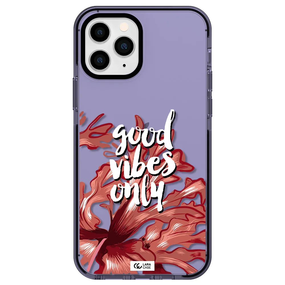 Tropical Vibes Red Apple iPhone 11 pro max impact Lilac Case