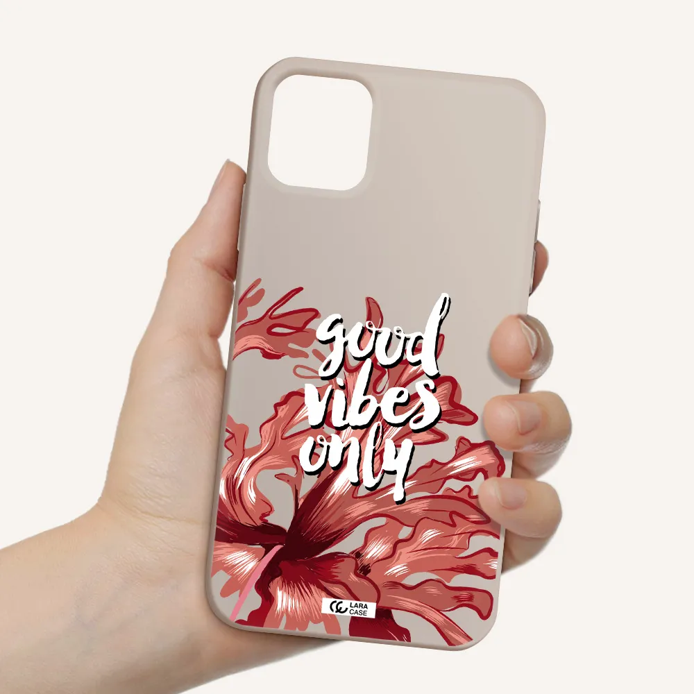 Tropical Vibes Red Apple iPhone 11 Silicone Stone Case