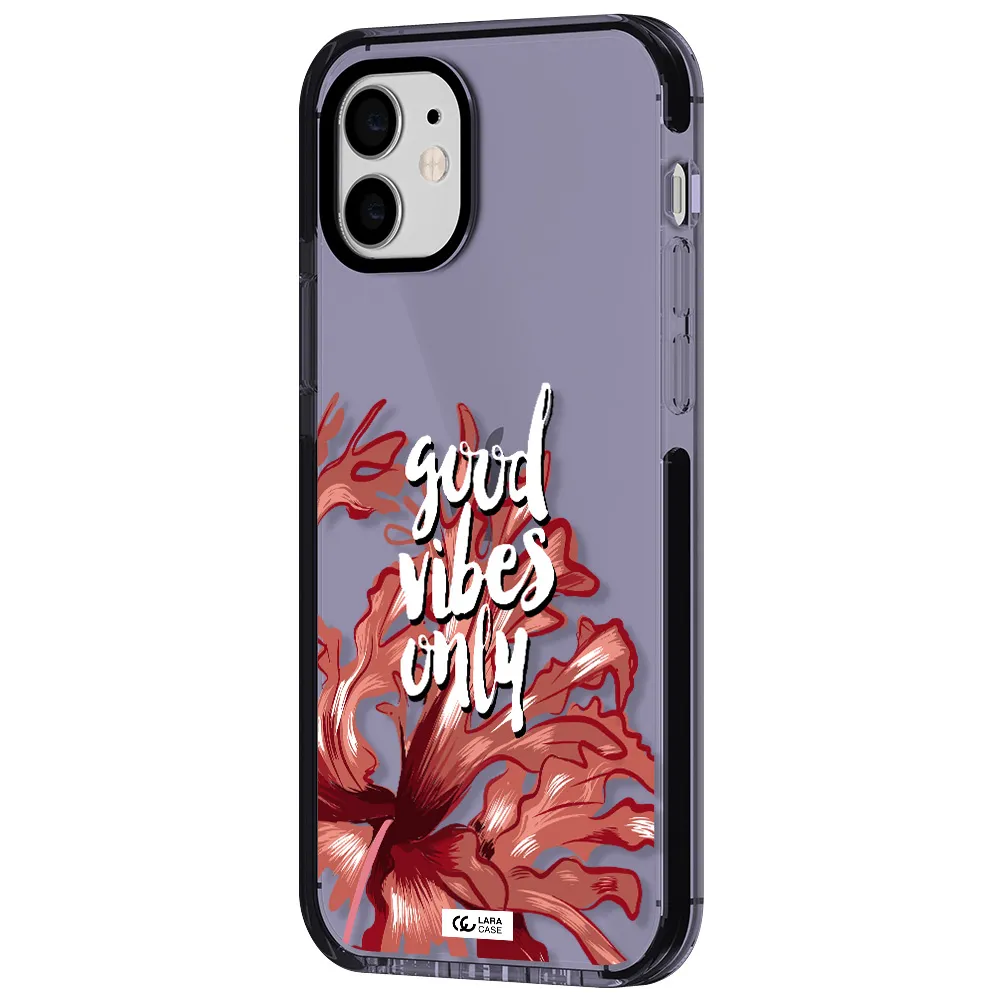 Tropical Vibes Red Apple iPhone 12 impact Lilac Case