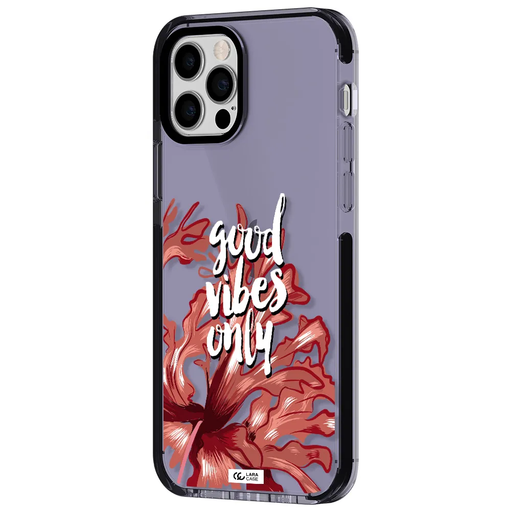 Tropical Vibes Red Apple iPhone 12 pro impact Lilac Case