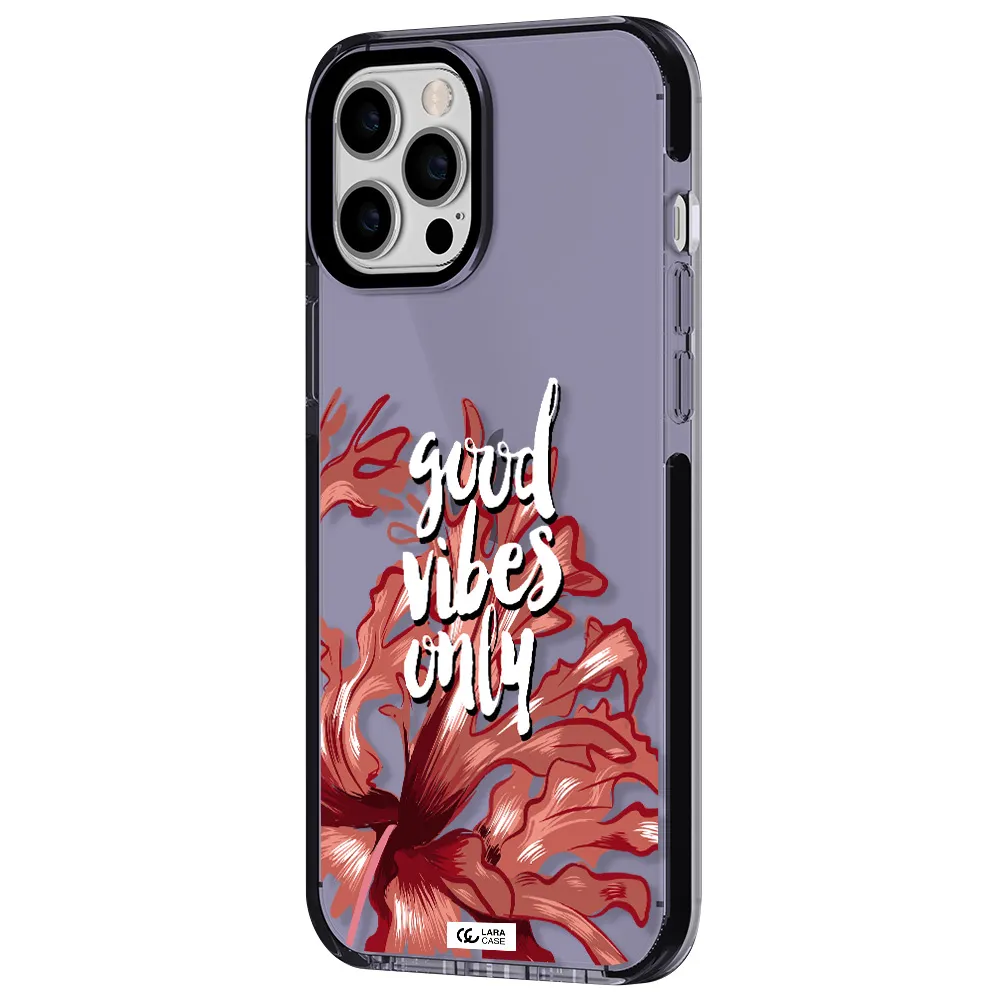 Tropical Vibes Red Apple iPhone 12 pro max impact Lilac Case