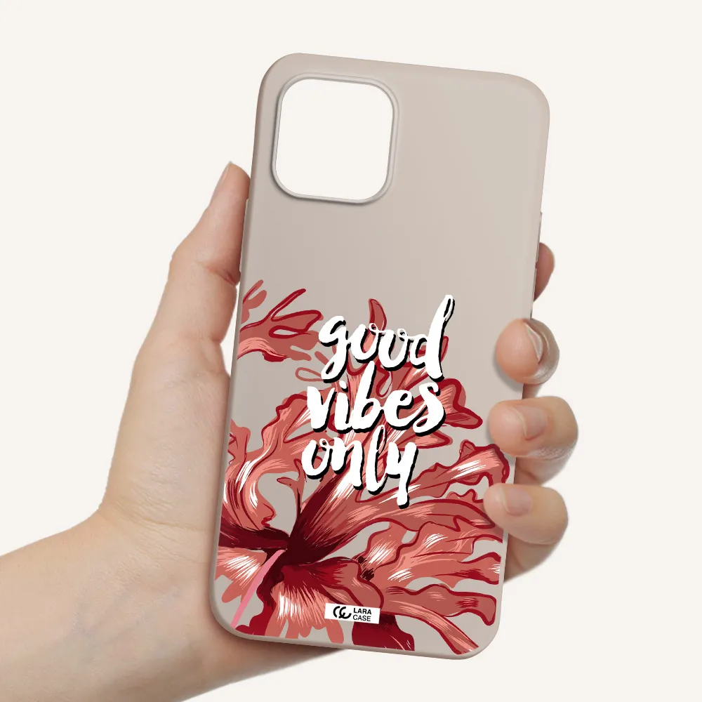 Tropical Vibes Red Apple iPhone 12 Silicone Stone Case
