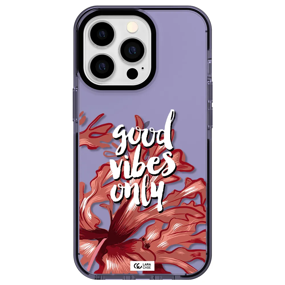 Tropical Vibes Red Apple iPhone 13 Pro impact Lilac Case