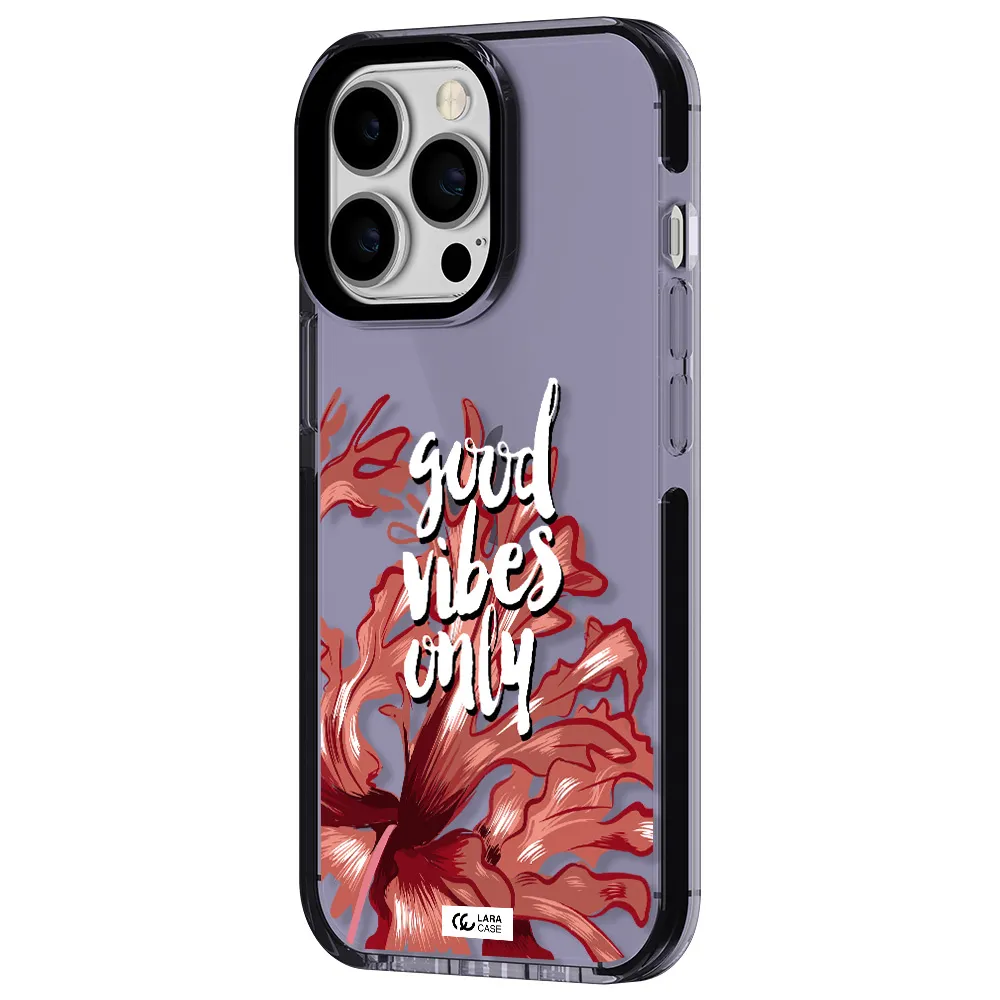 Tropical Vibes Red Apple iPhone 13 Pro impact Lilac Case
