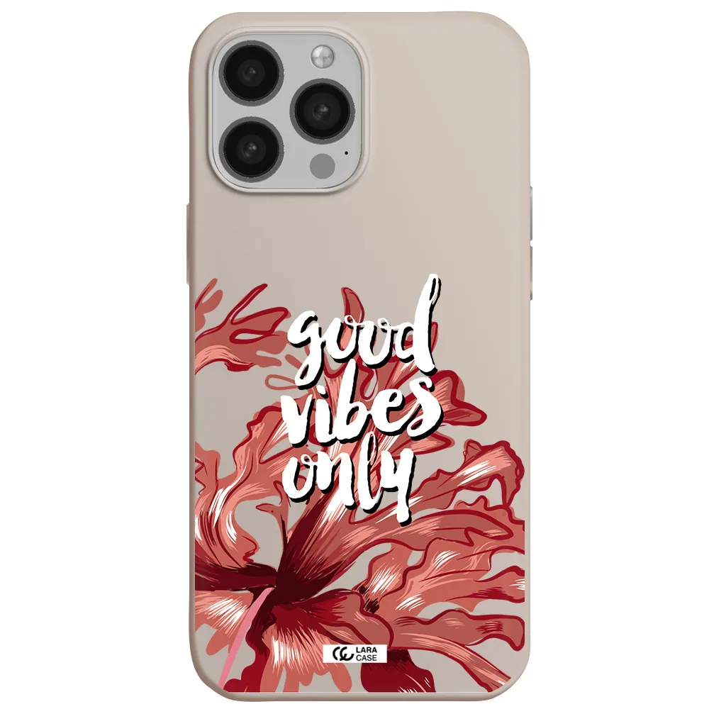 Tropical Vibes Red Apple iPhone 13 Pro Max Silicone Stone Case