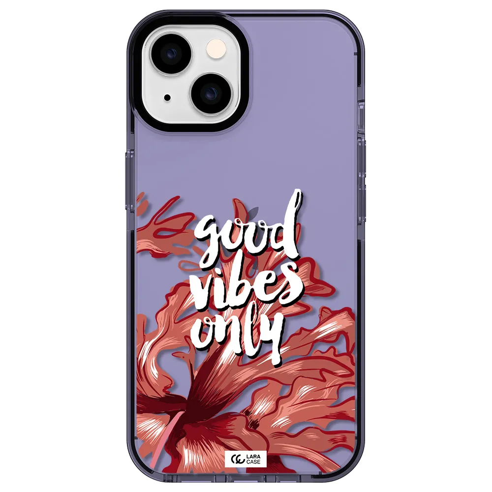 Tropical Vibes Red Apple iPhone 14 impact Lilac Case