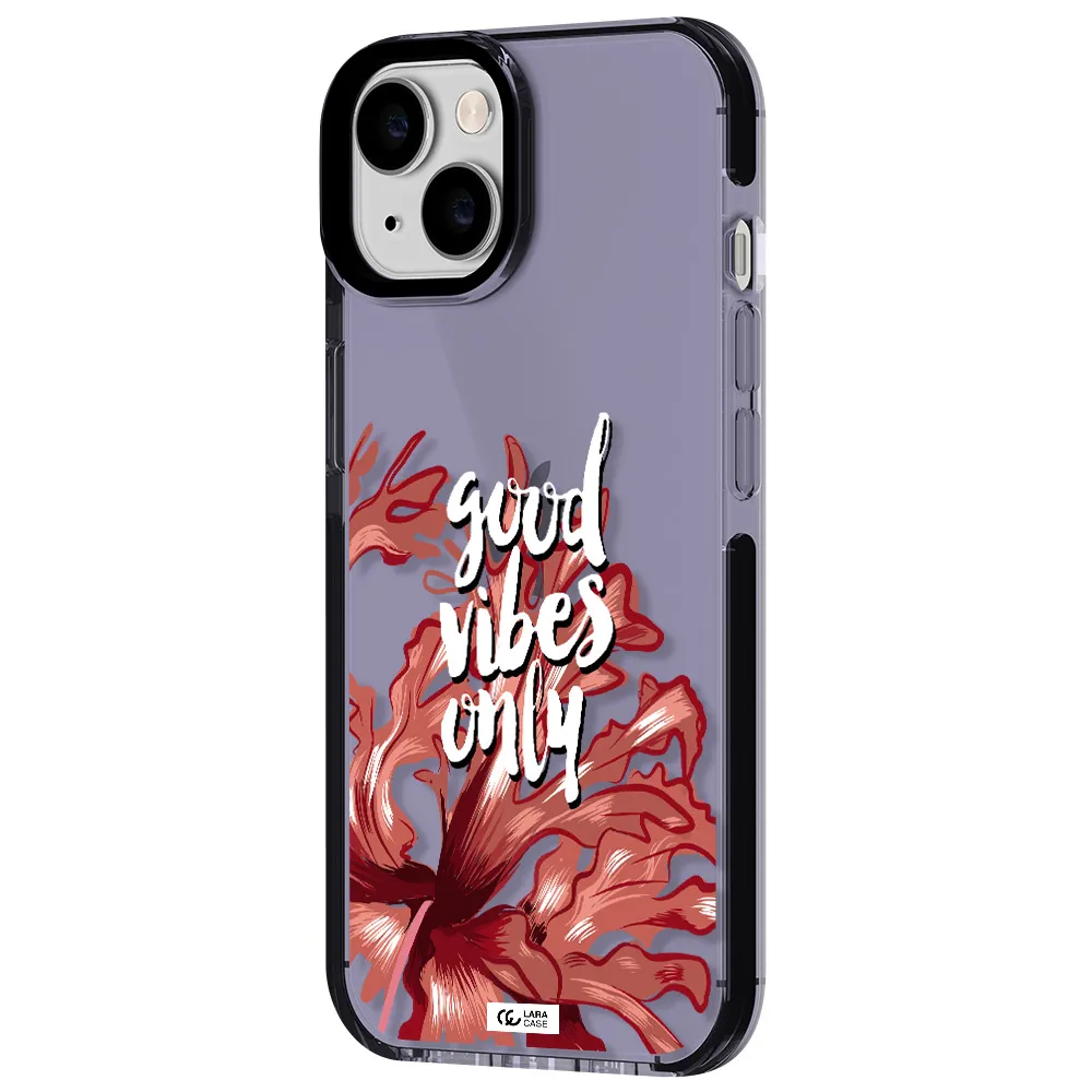 Tropical Vibes Red Apple iPhone 14 impact Lilac Case
