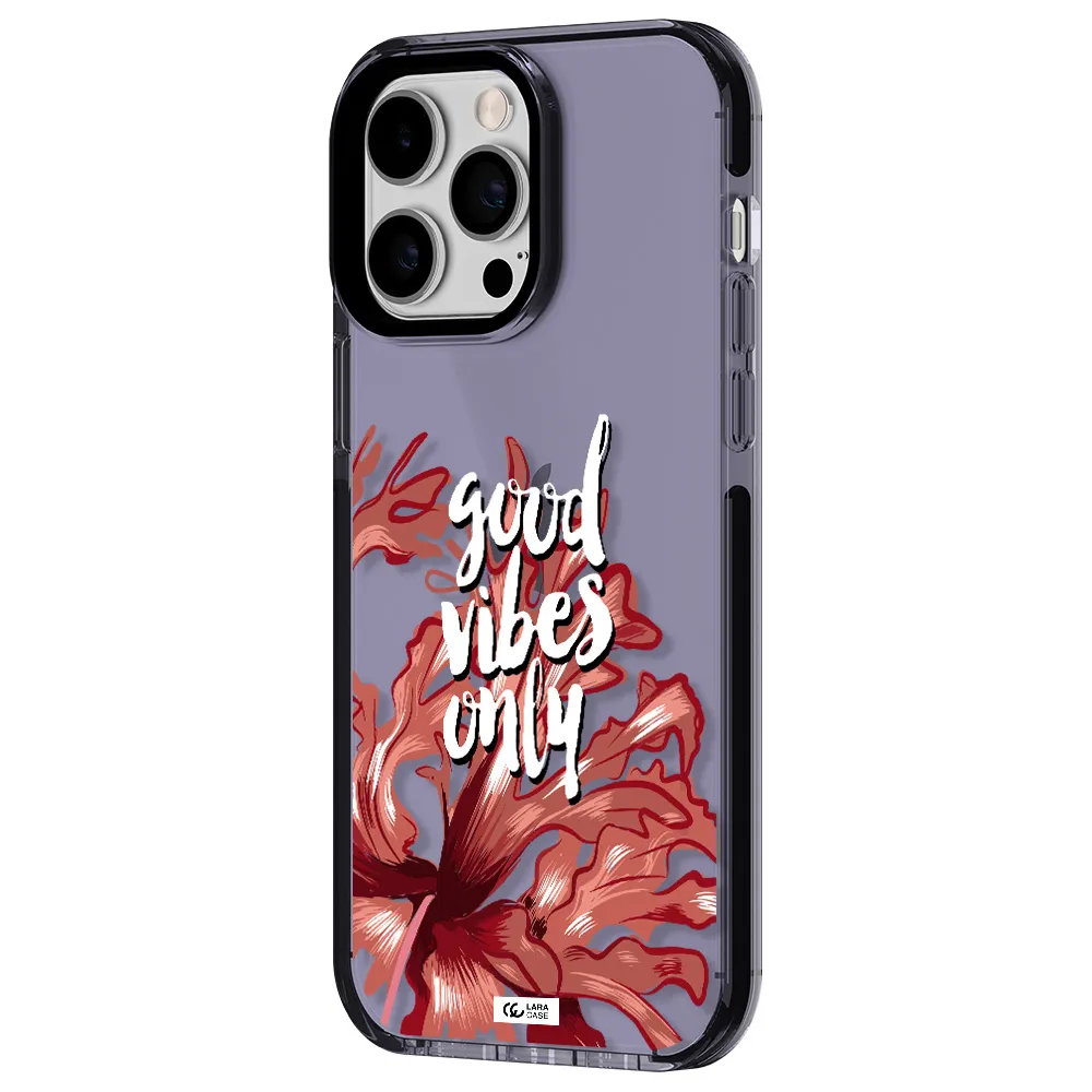 Tropical Vibes Red Apple iPhone 14 pro max impact Lilac Case