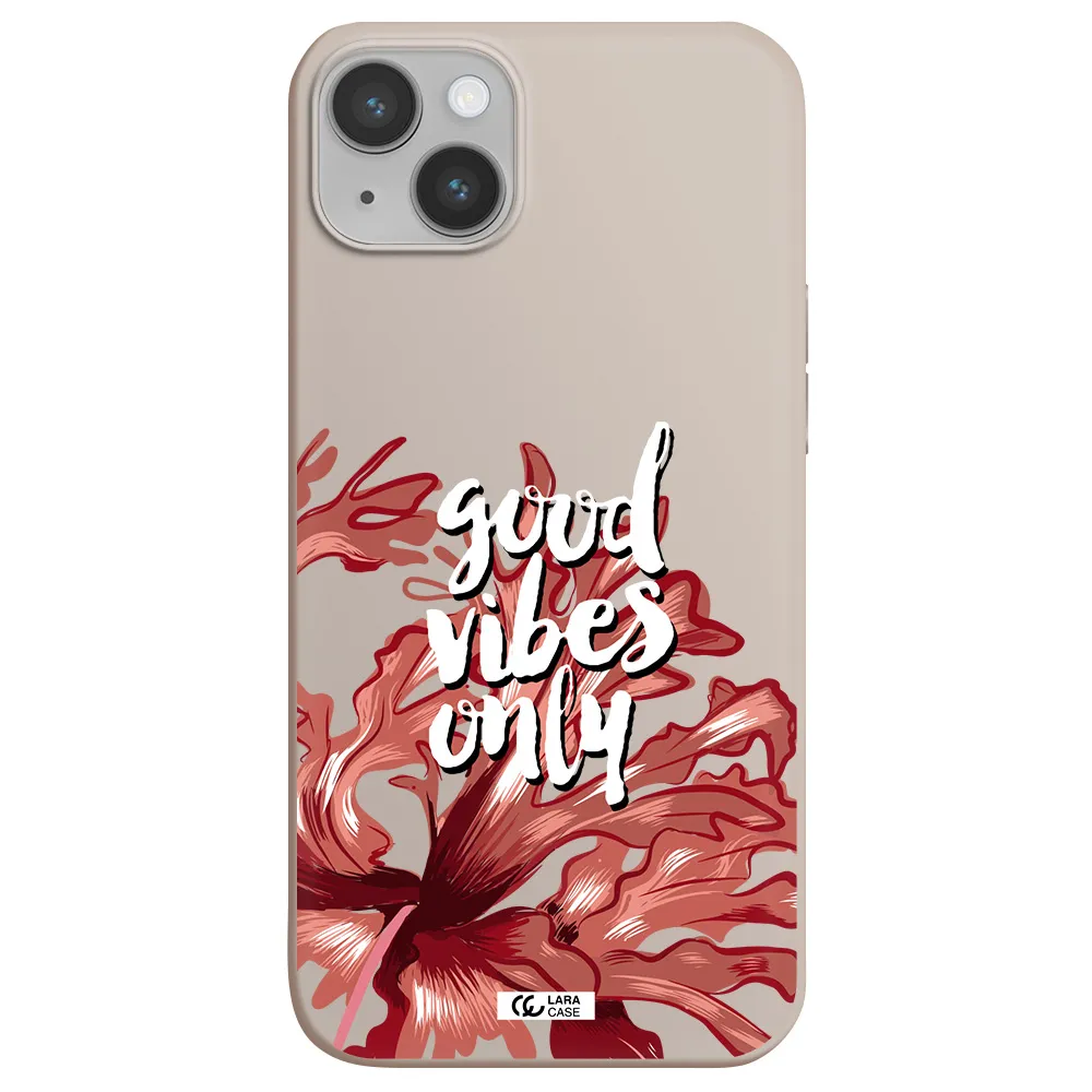Tropical Vibes Red Apple iPhone 14 Silicone Stone Case