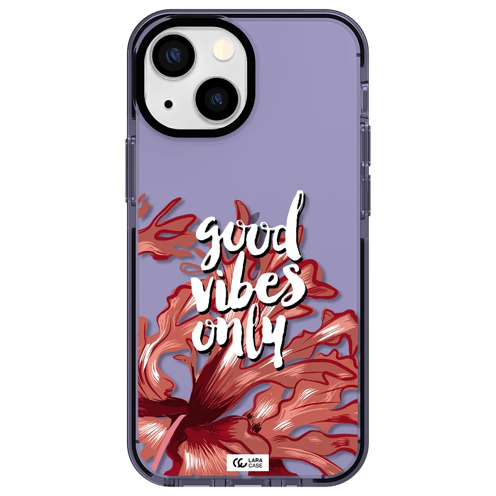 Tropical Vibes Red Apple iPhone 15 impact Lilac Case