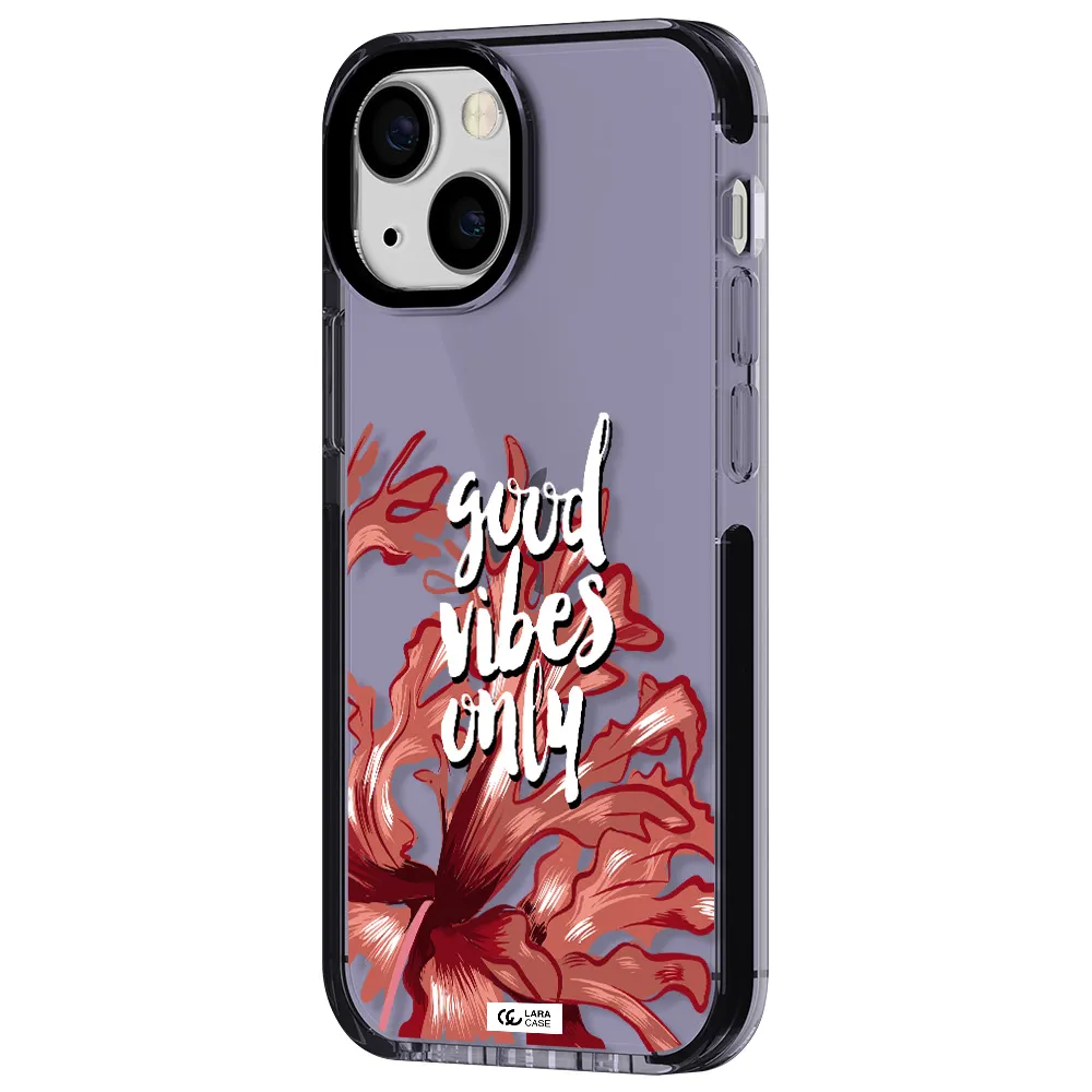Tropical Vibes Red Apple iPhone 15 impact Lilac Case