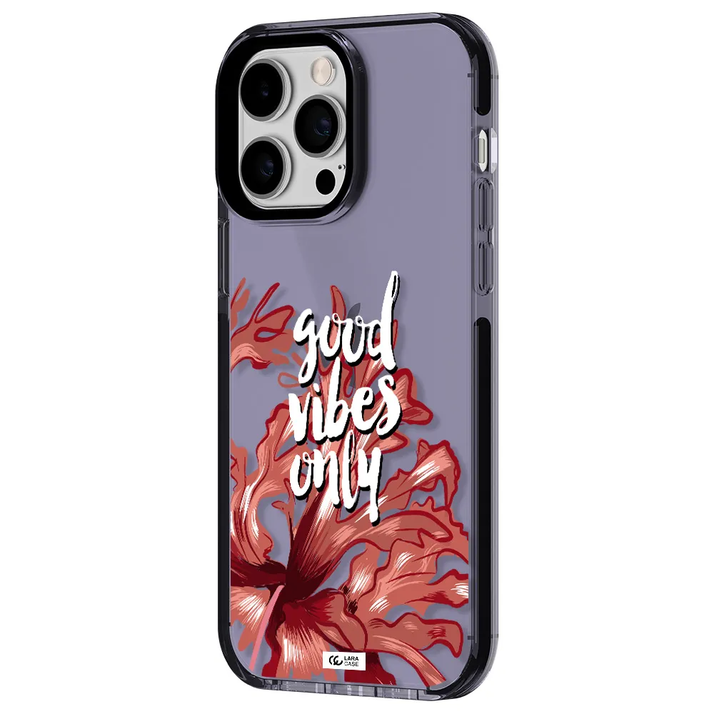 Tropical Vibes Red Apple iPhone 15 Pro impact Lilac Case