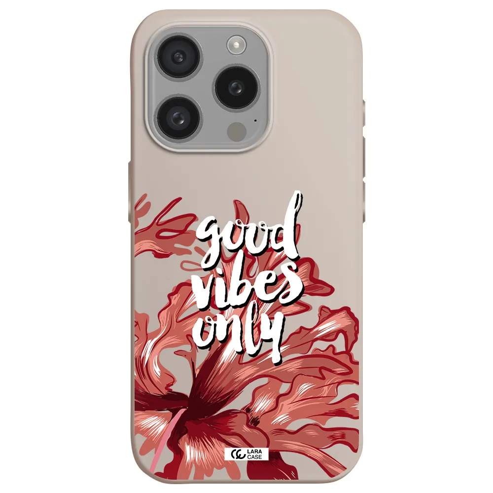 Tropical Vibes Red Apple Iphone 15 Pro Silicone Stone Case