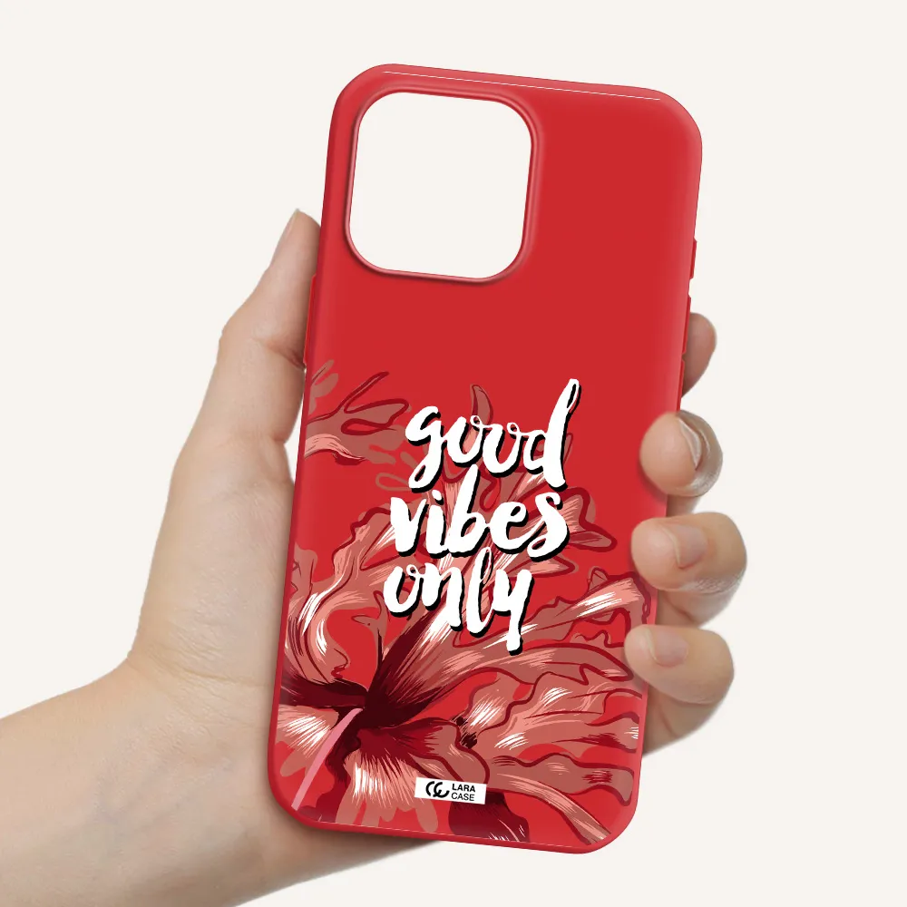 Tropical Vibes Red Apple Iphone 16 Pro Max Silicone Stone Case