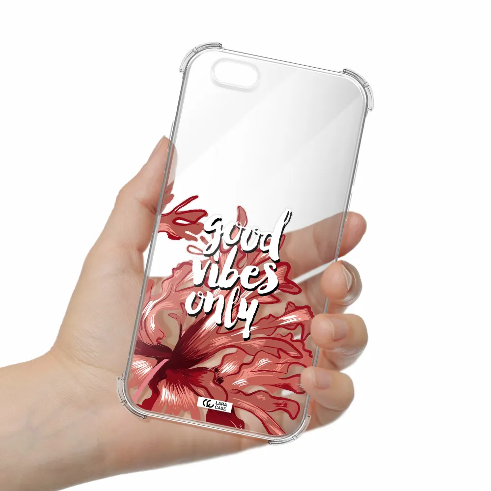Tropical Vibes Red Apple iPhone 6 Clear PC Case