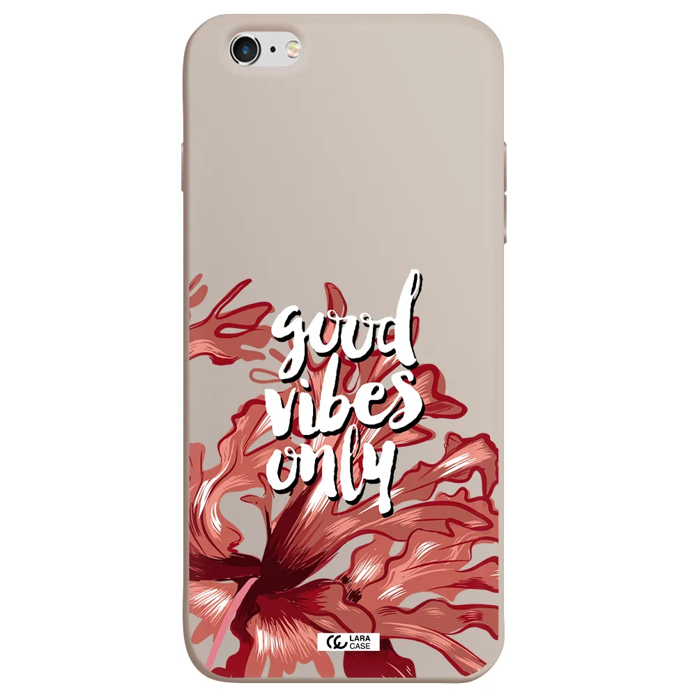 Tropical Vibes Red Apple iPhone 6 plus Silicone Stone Case
