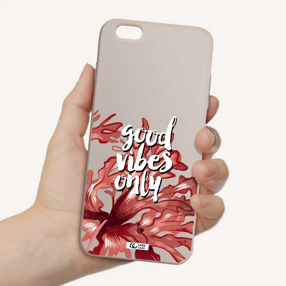 Tropical Vibes Red Apple iPhone 6 plus Silicone Stone Case
