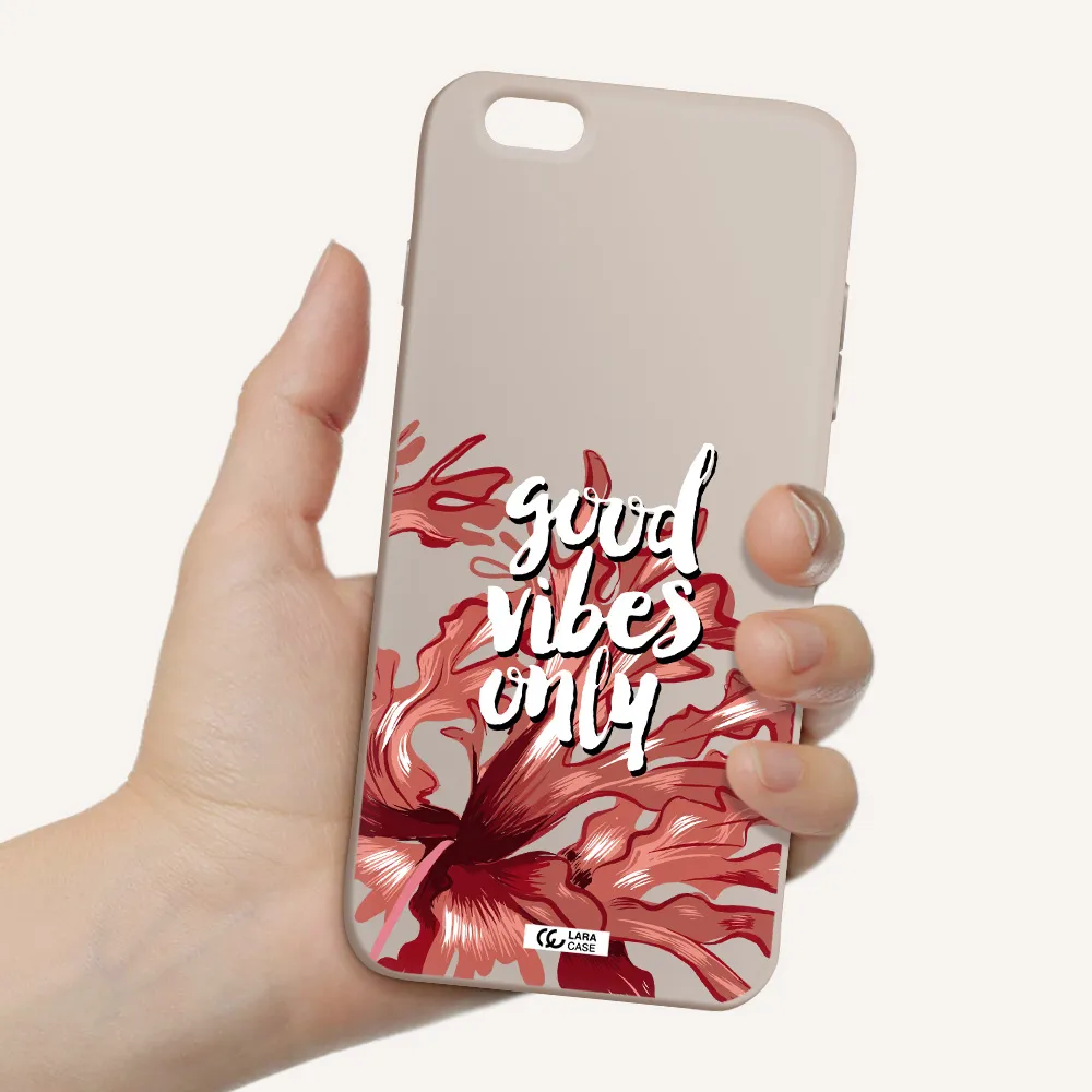 Tropical Vibes Red Apple iPhone 6S Silicone Stone Case