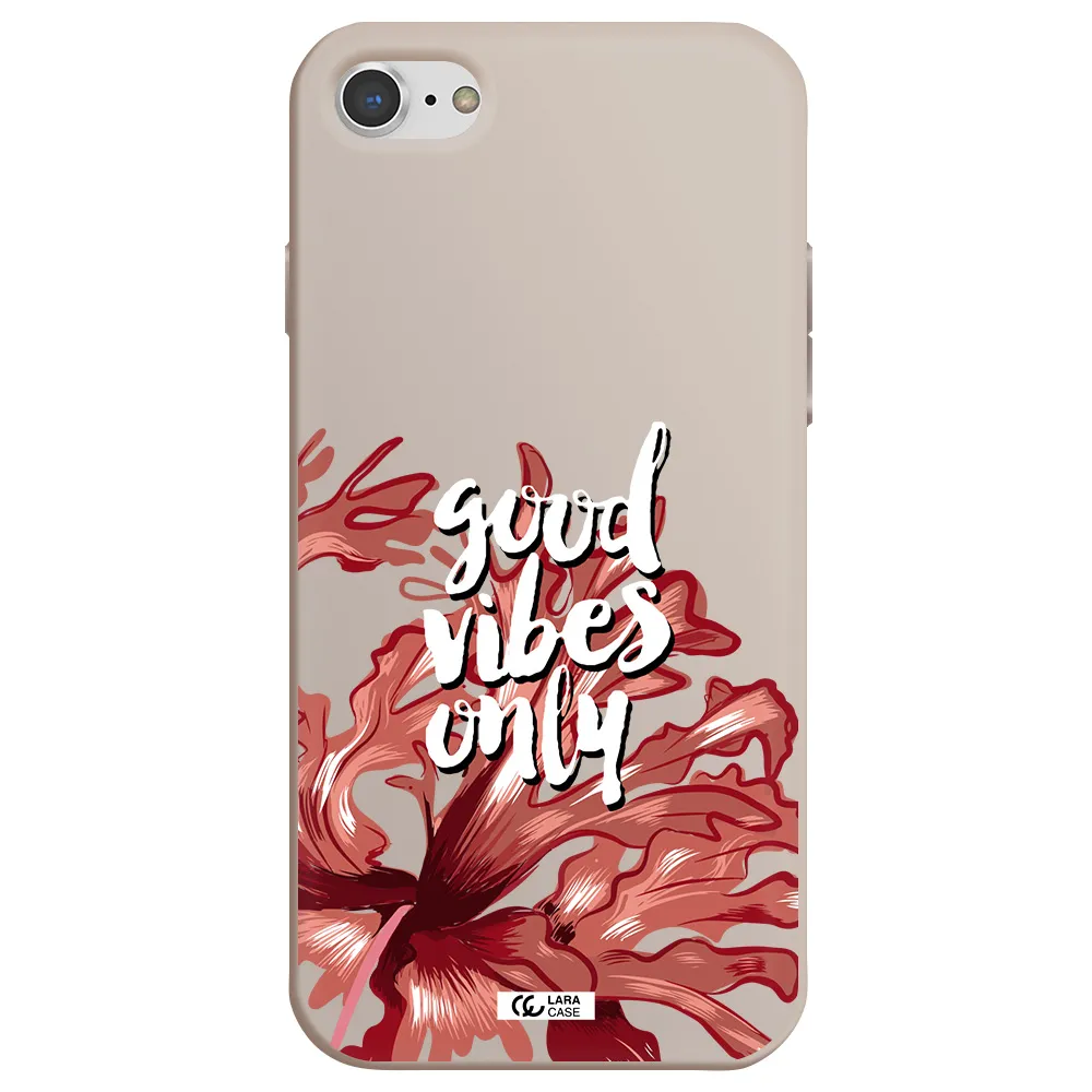 Tropical Vibes Red Apple iPhone 7 Silicone Stone Case