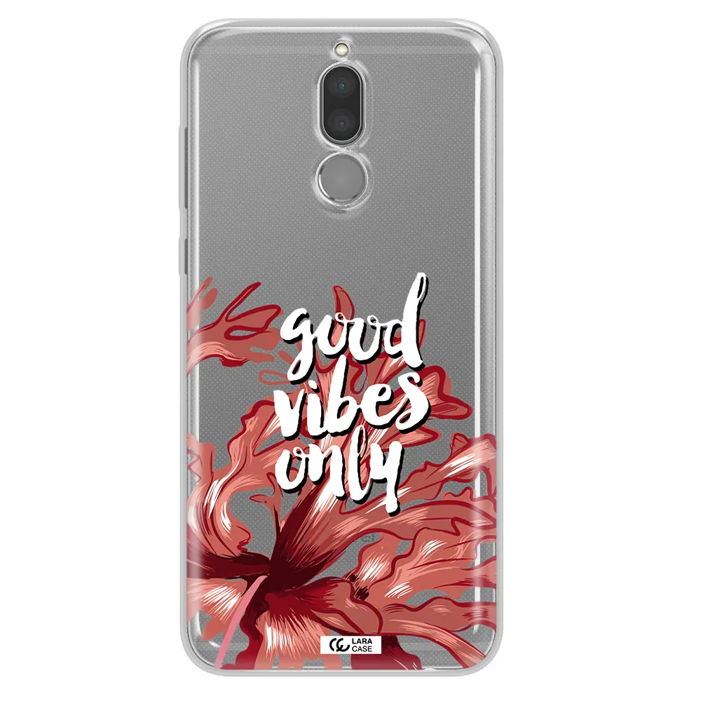 Tropical Vibes Red Huawei Mate 10 Lite Clear TPU Case