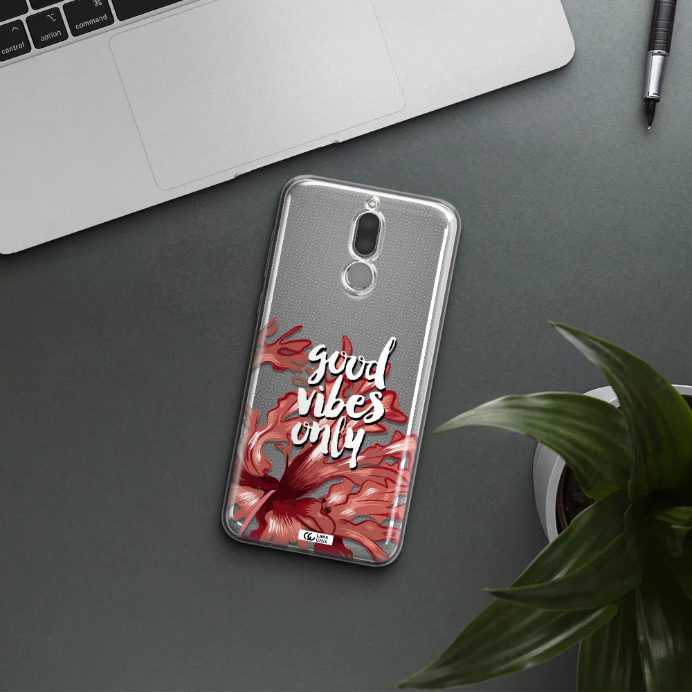 Tropical Vibes Red Huawei Mate 10 Lite Clear TPU Case