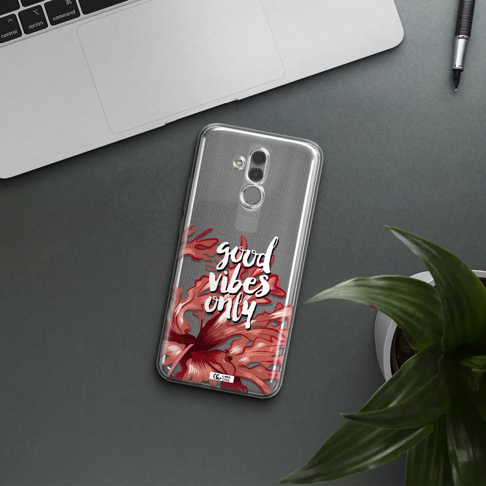 Tropical Vibes Red Huawei Mate 20 Lite Clear TPU Case