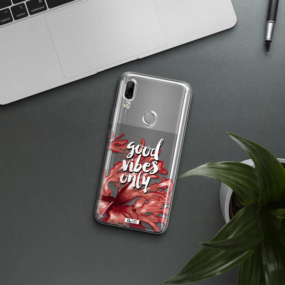 Tropical Vibes Red Huawei P Smart Z Clear TPU Case