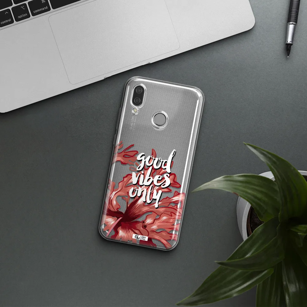Tropical Vibes Red Huawei P20 Lite Clear TPU Case