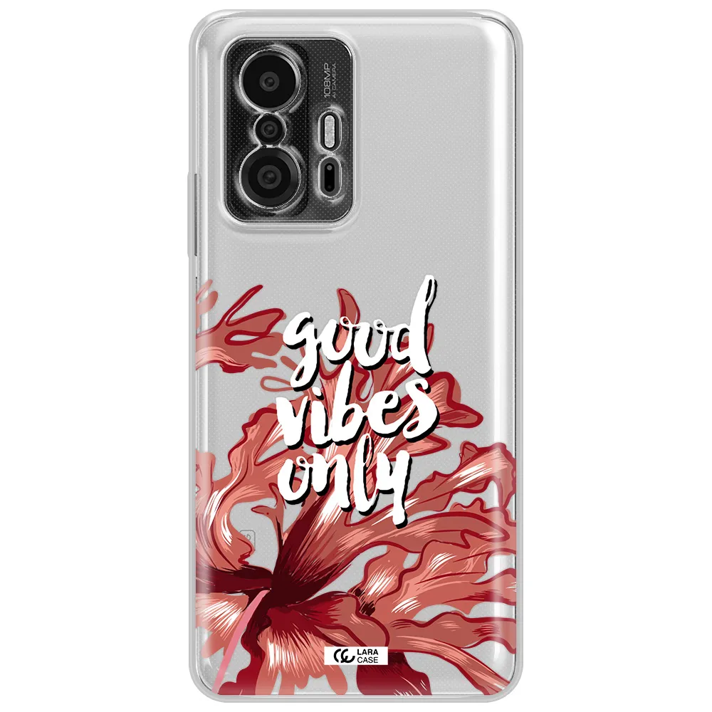 Tropical Vibes Red Xiaomi 11T Pro Clear Tpu Case
