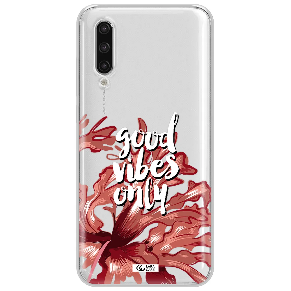 Tropical Vibes Red Xiaomi Mi 9 Lite Clear Tpu Case