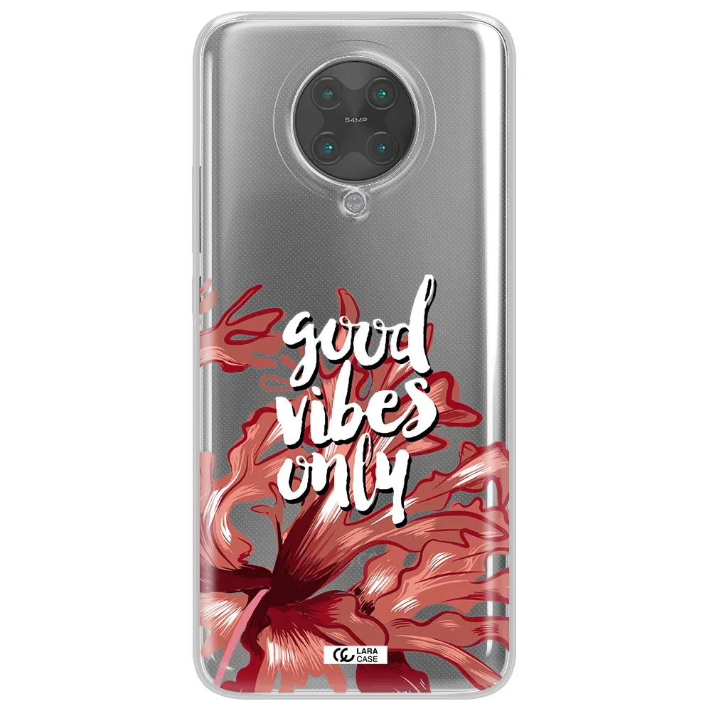 Tropical Vibes Red Xiaomi Poco F2 Pro Clear TPU Case