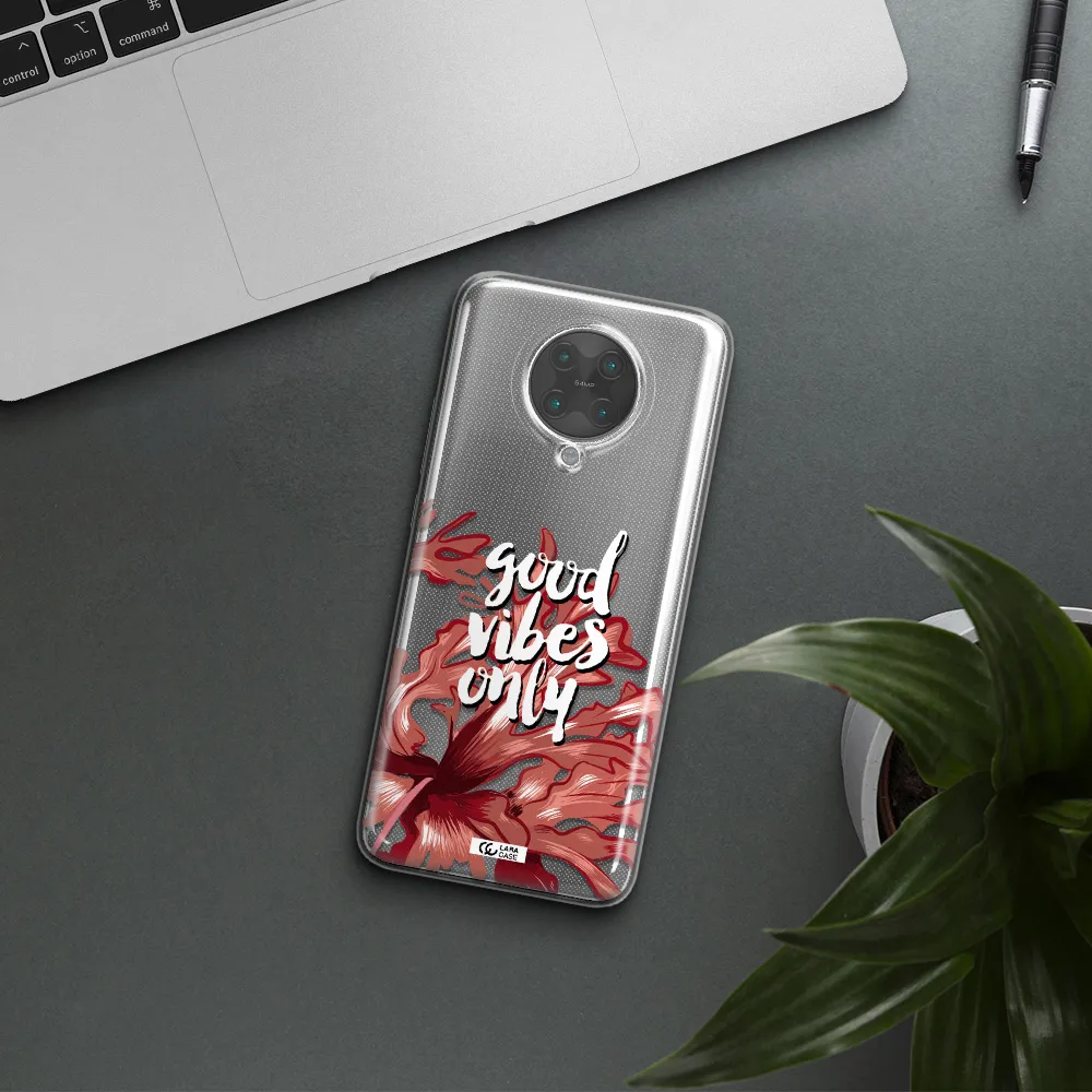 Tropical Vibes Red Xiaomi Poco F2 Pro Clear TPU Case