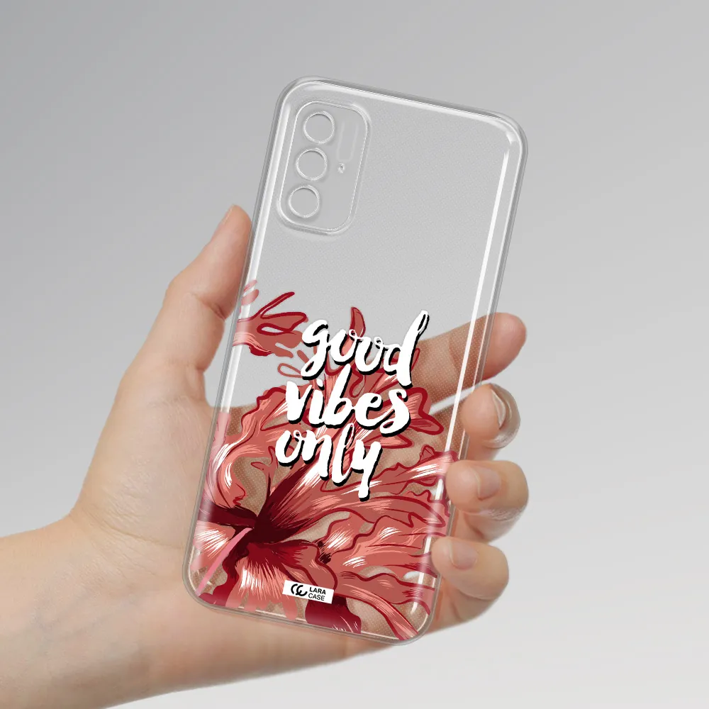 Tropical Vibes Red Xiaomi Poco M4 Pro 5G Clear Tpu Case