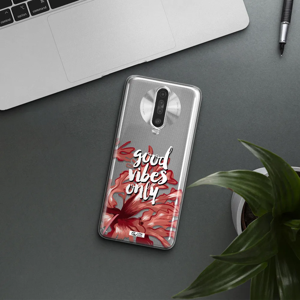Tropical Vibes Red Xiaomi Redmi K30 Clear TPU Case