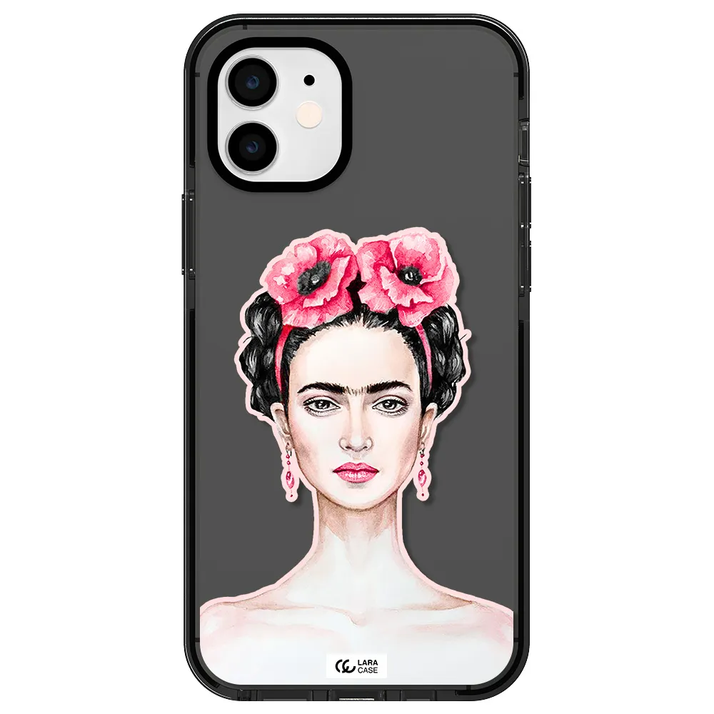 Ferida Watercolor Apple iPhone 11 impact Smoke Black Case