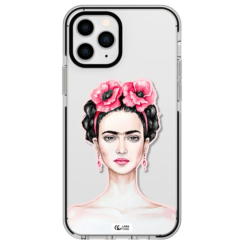 Ferida Watercolor Apple iPhone 11 pro max impact black border Case