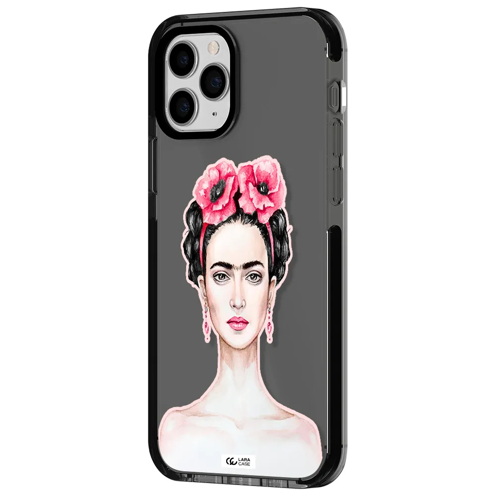 Ferida Watercolor Apple iPhone 11 pro max impact Smoke Black Case