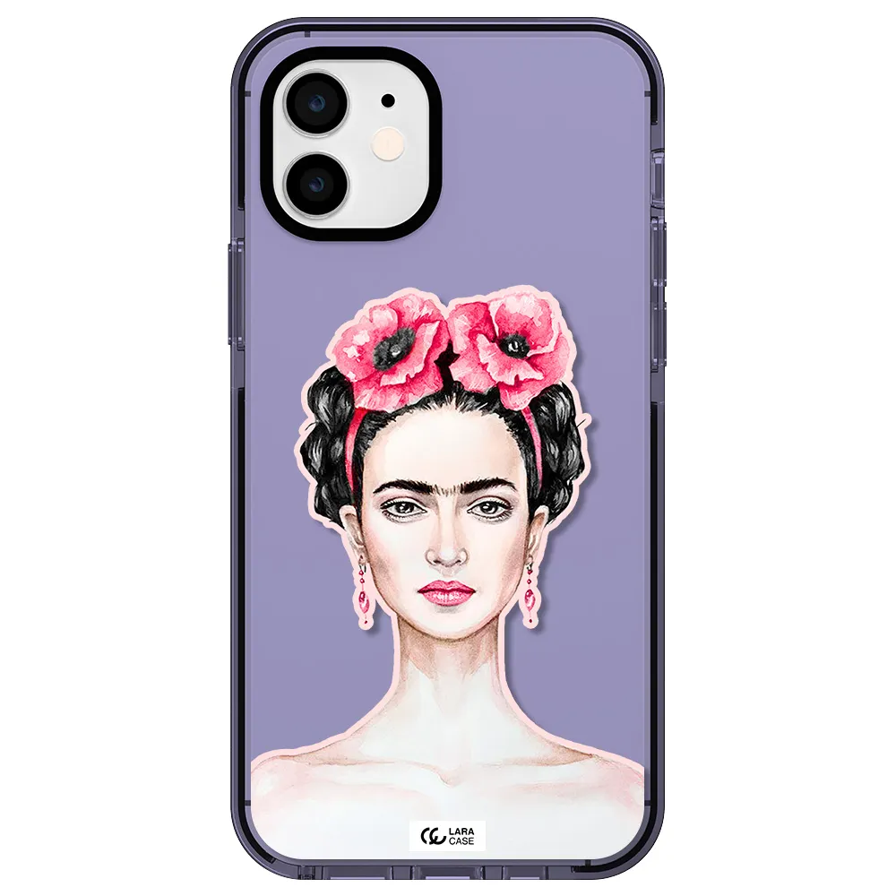 Ferida Watercolor Apple iPhone 12 impact Lilac Case