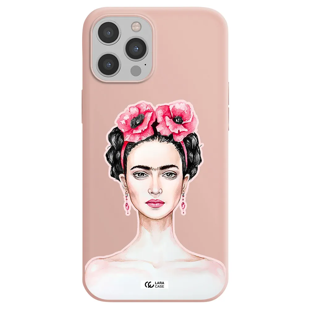Ferida Watercolor Apple iPhone 12 pro Silicone pastel pink Case