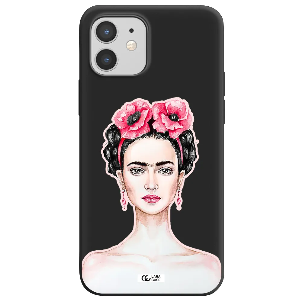 Ferida Watercolor Apple iPhone 12 Silicone black Case