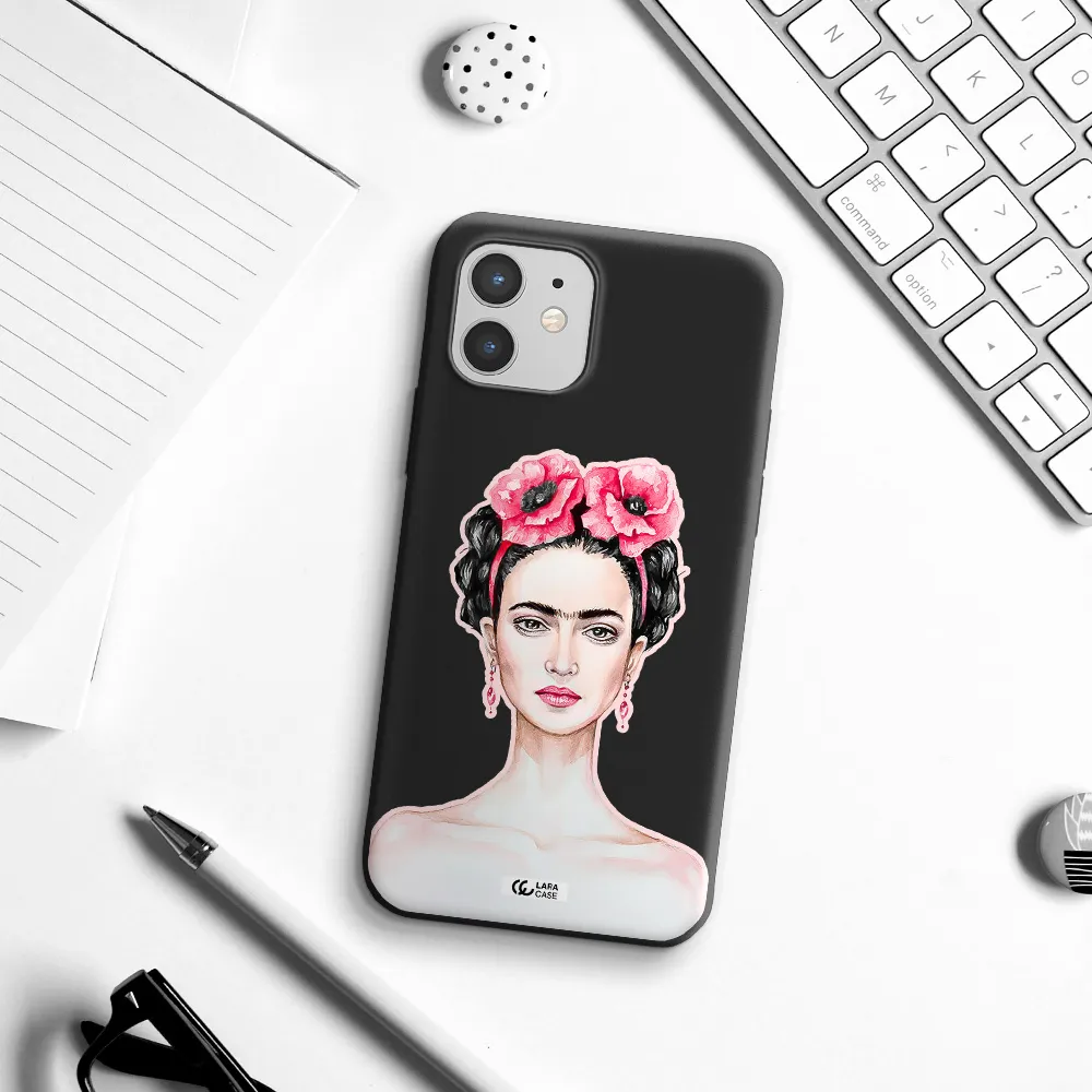 Ferida Watercolor Apple iPhone 12 Silicone black Case